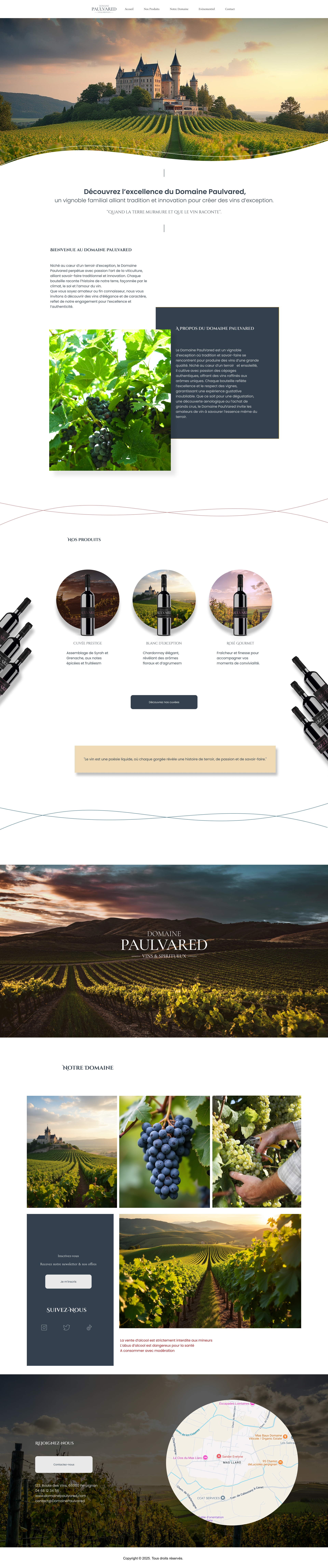 One page wine Paulvared